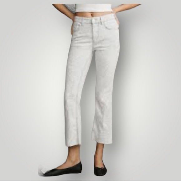 Anthropologie crop flare mid rise ankle jeans size 32 - Picture 14 of 14